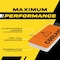 Fuel Stickers Coolant Sticker, Antifreeze Sticker: Hvy-Dty Label, Ultra-Durable, 2''x1'', 4PK Z-2X1COOL-4PK - alternate 4